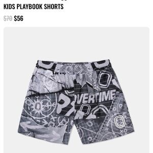 Overtime Kids Playbook shorts Large